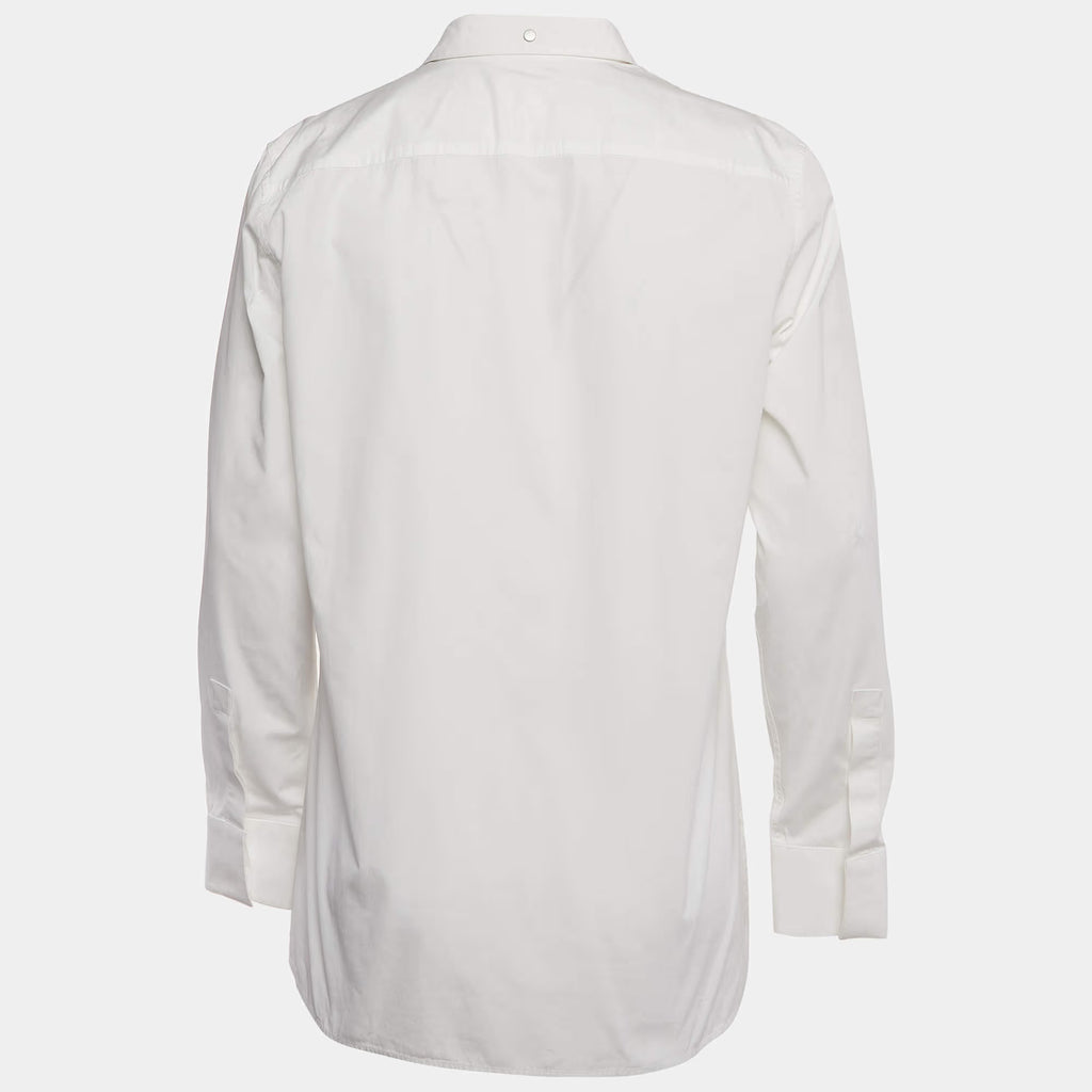 Givenchy White Cotton Long Sleeve Shirt XXL