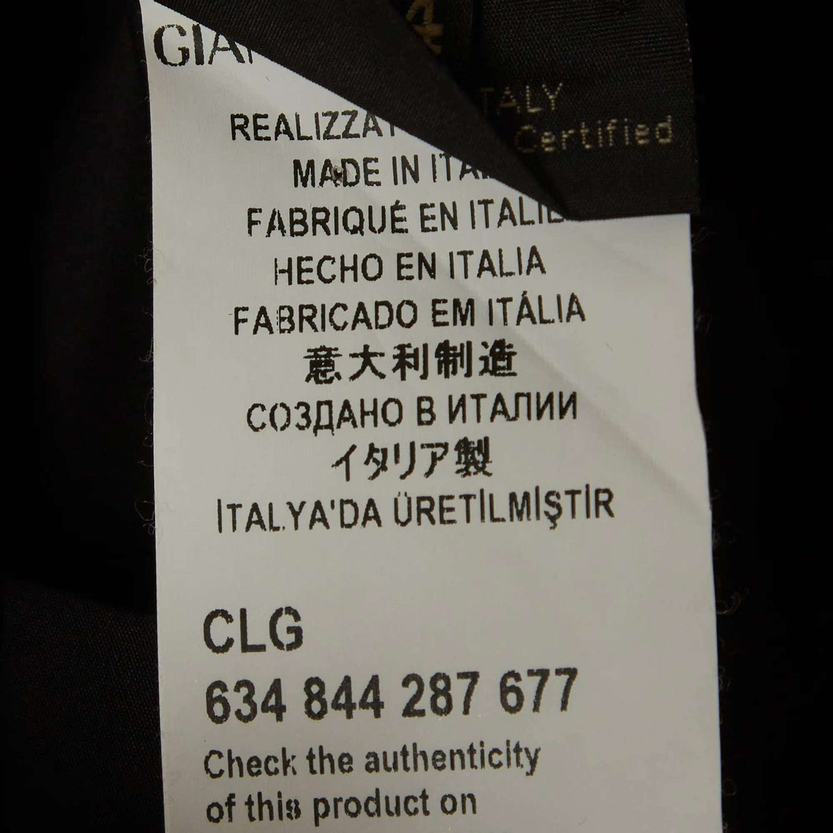 Versace Black Cotton Embellished Long Sleeve Shirt XS