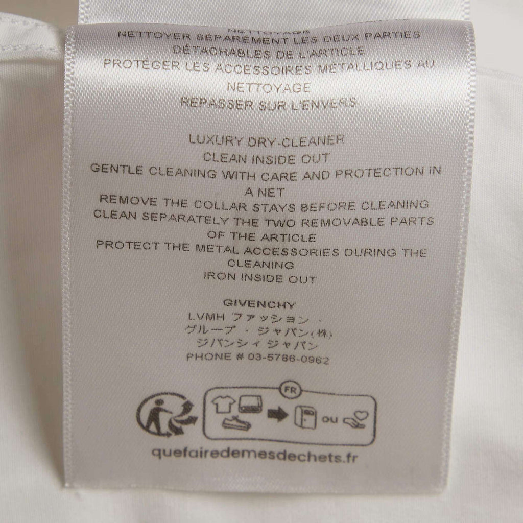 Givenchy White Cotton Long Sleeve Shirt XXL