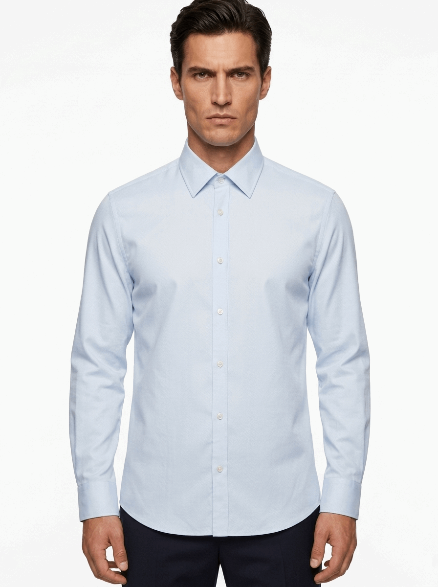 Hugo Boss Button-Down
Cotton Slim Fit Shirt Men’s Size M