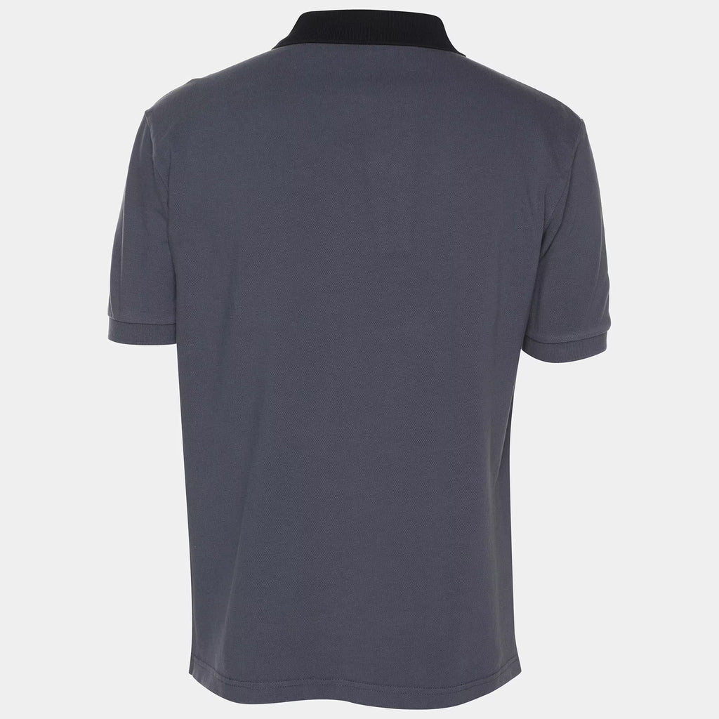 Prada Sport Grey Knit Collar Detail Polo T-Shirt L