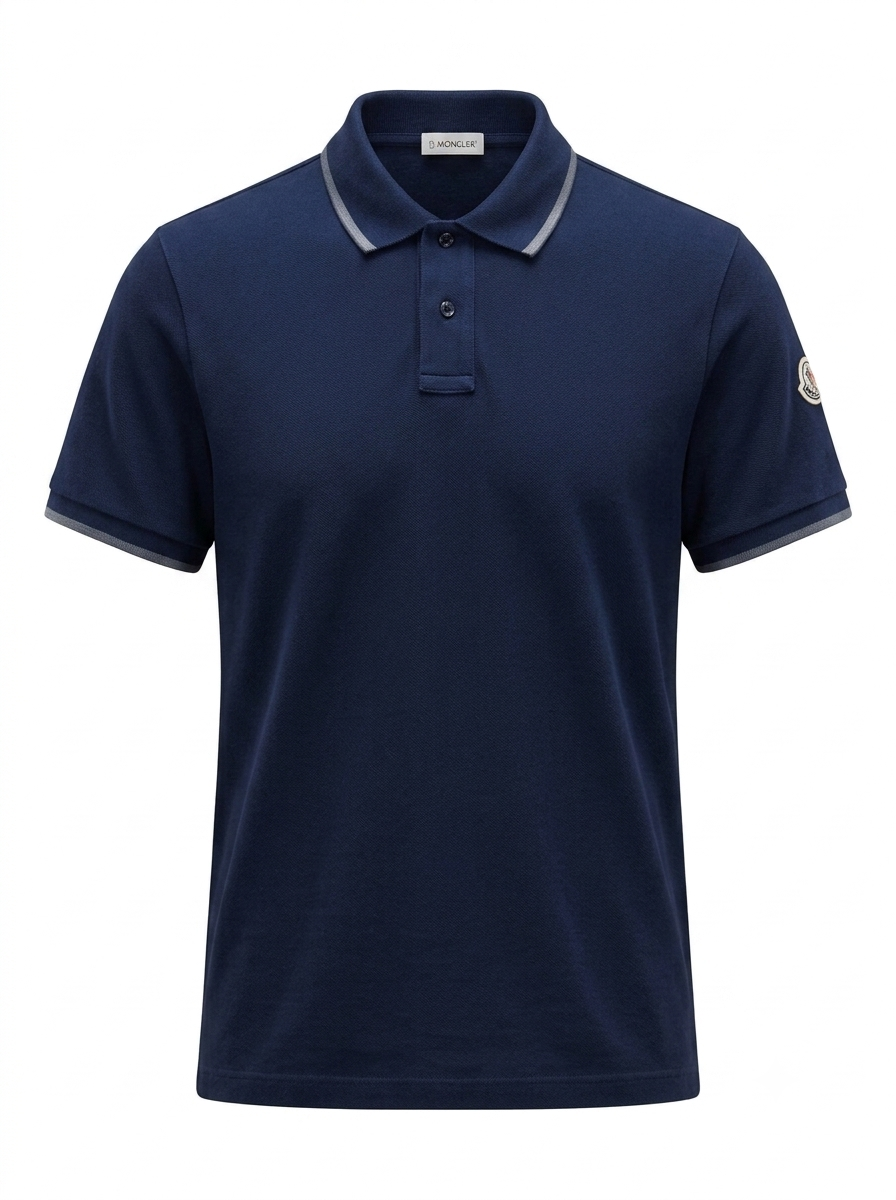 MONCLER Blue Logo Patch Men’s Size M