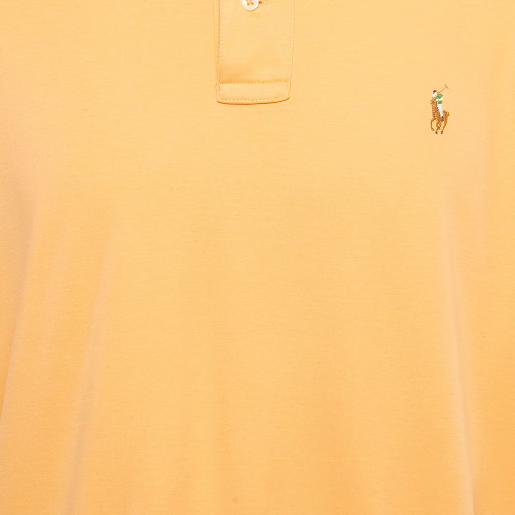 Polo Ralph Lauren Orange Pima Jersey Polo T-Shirt XL