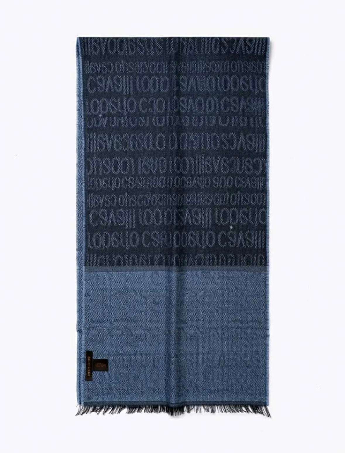 Roberto Cavalli Monogram Woolen Scarf Unisex