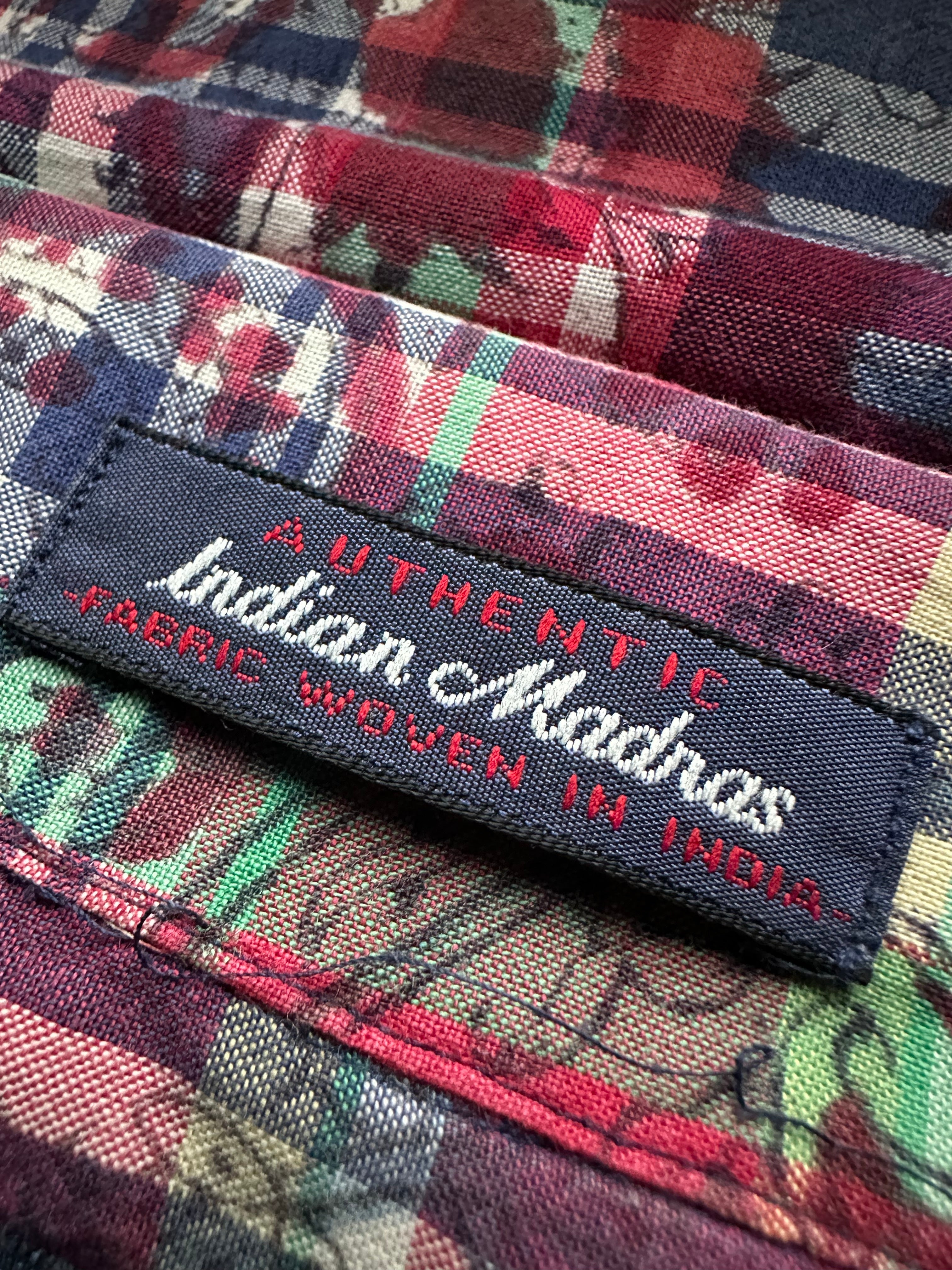 POLO RALPH LAUREN MADRAS SHIRT XL
