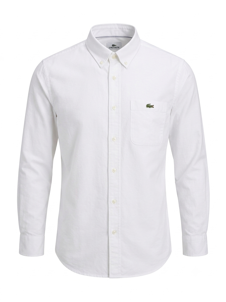 Lacoste White Button-Down
Shirt Men’s