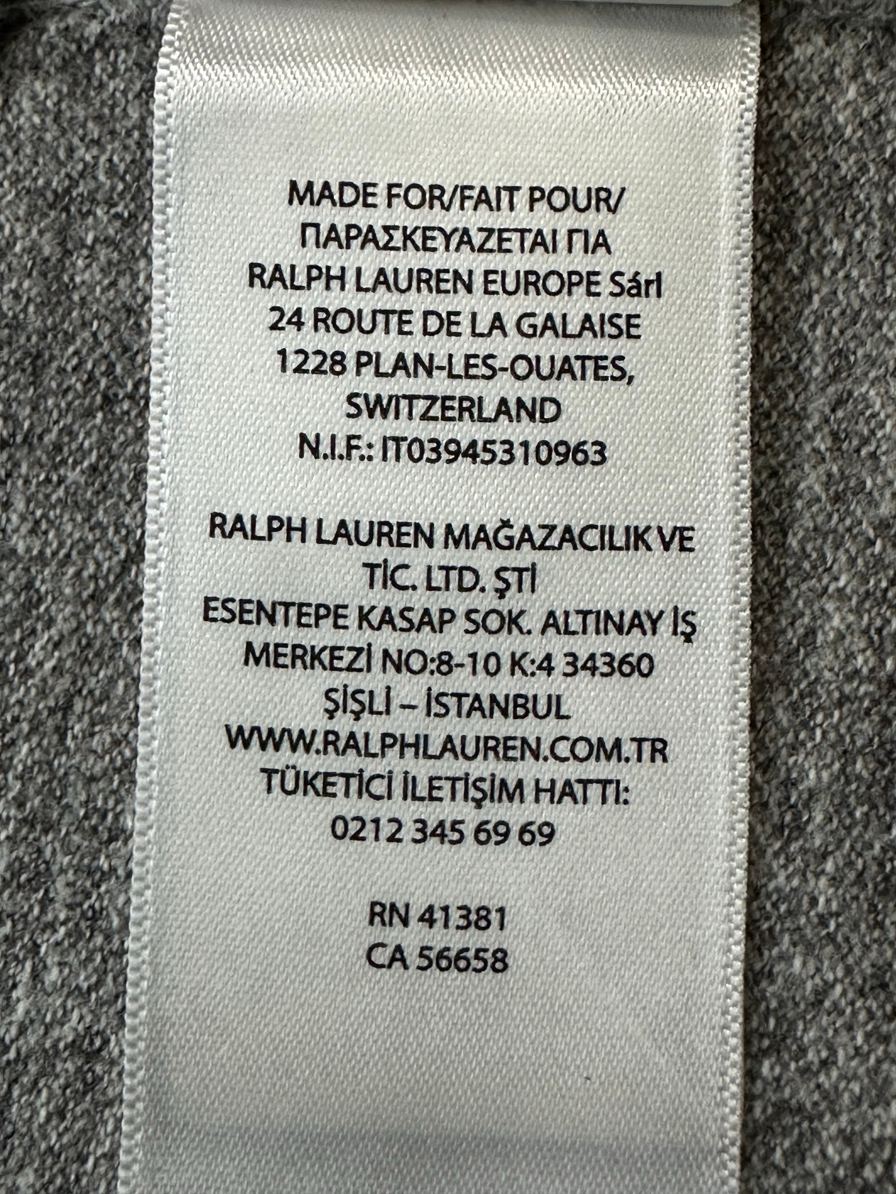 Polo Ralph Lauren Grey Cotton
Shirt Men’s