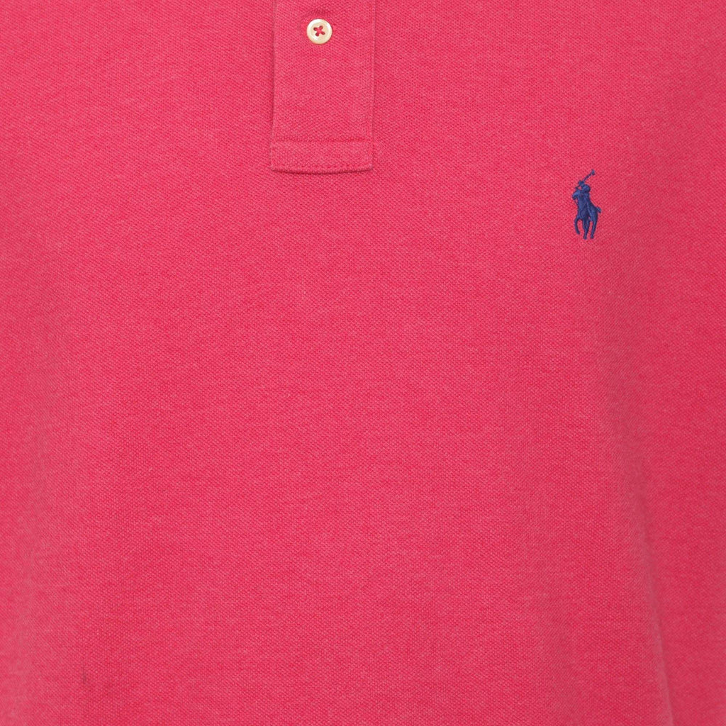 Polo Ralph Lauren Pink Cotton Pique Polo T-Shirt XL