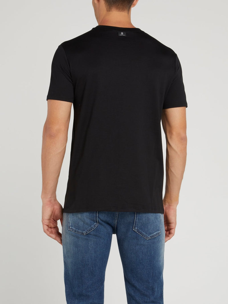 ROBERTO CAVALLI BLACK
BAROQUE PRINTED TEES Men’s