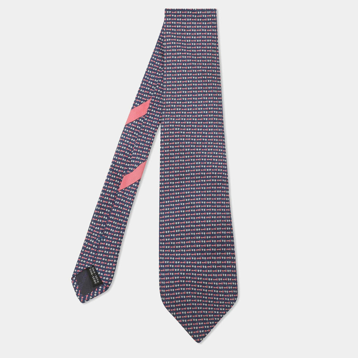 Salvatore Ferragamo Multicolor Printed Silk Neck Tie