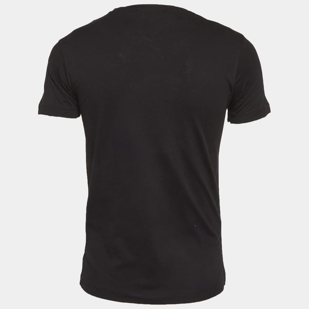 Roberto Cavalli Black Snake Graphic Logo Crew Neck T-Shirt S