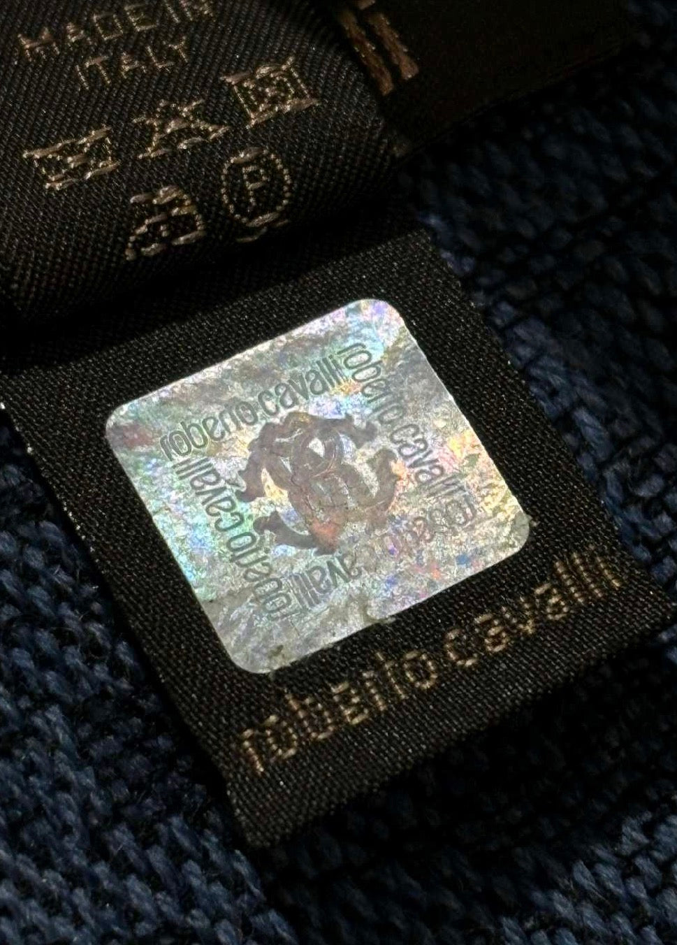 Roberto Cavalli Monogram Woolen Scarve Unisex