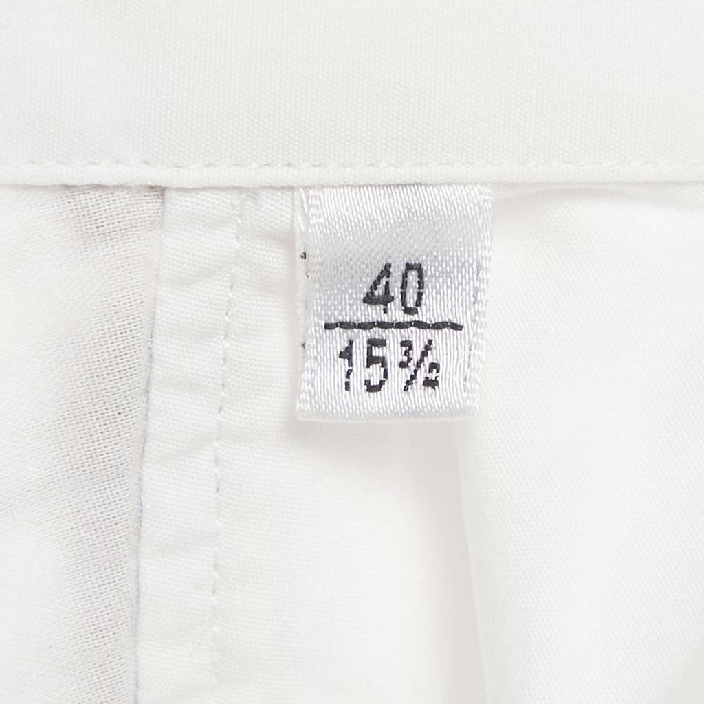 Yves Saint Laurent White Cotton Long Sleeve Shirt L