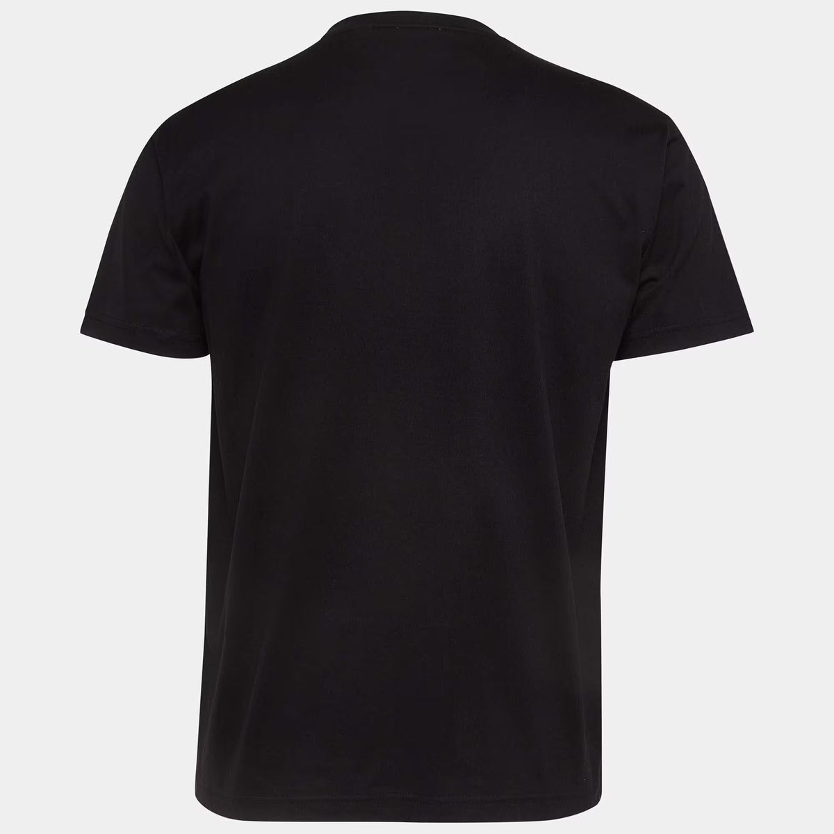 Burberry Black Printed Cotton Knit Crew Neck Tshirt XXS