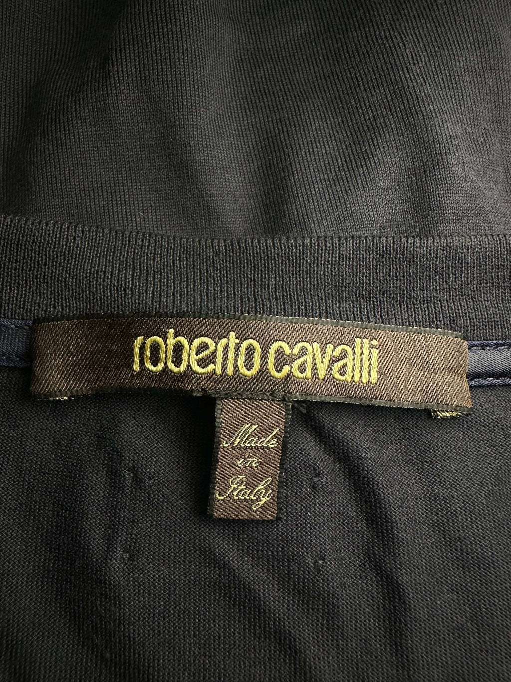 ROBERTO CAVALLI BLACK
BAROQUE PRINTED TEES Men’s Size XXXL