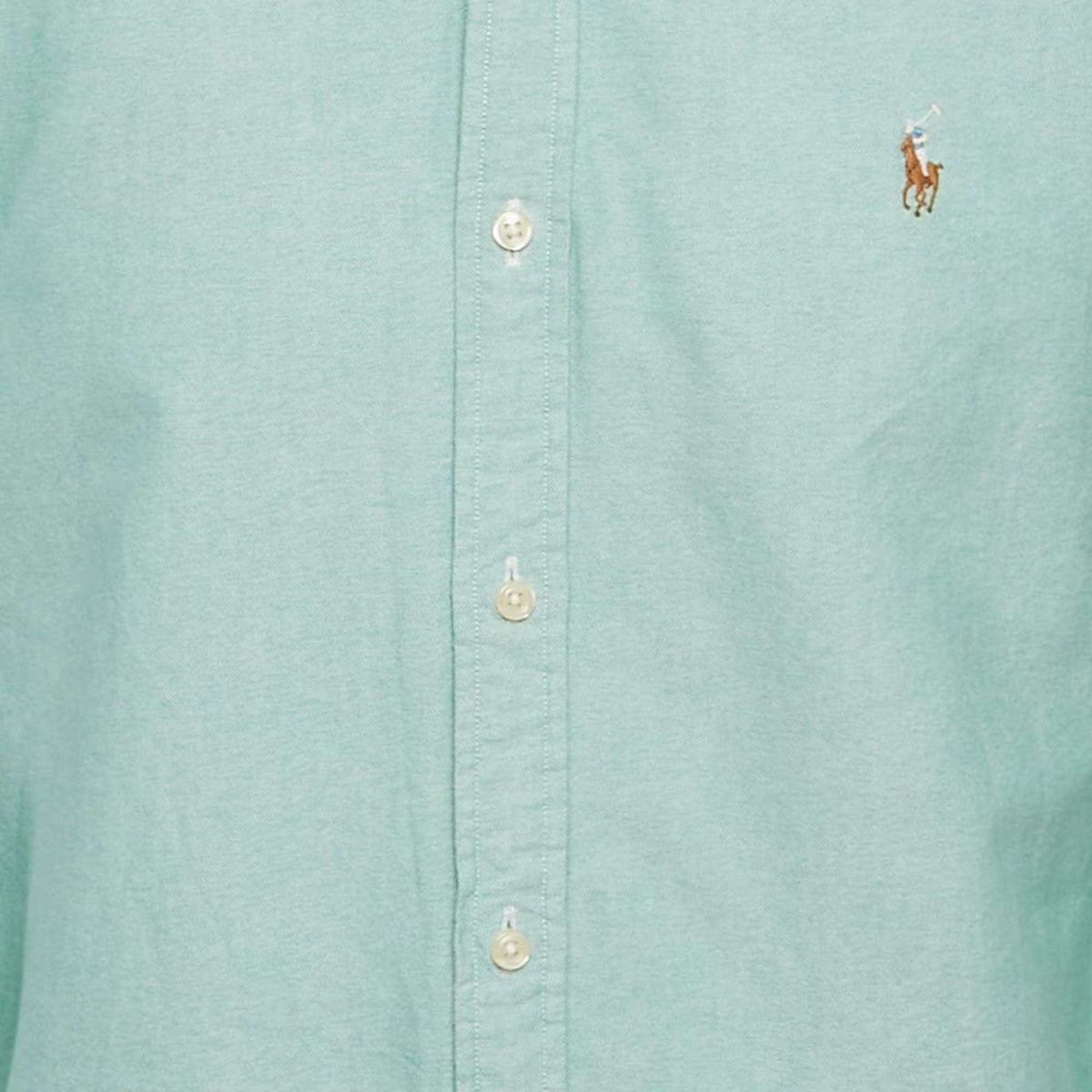 Polo Ralph Lauren Green Cotton Slim Fit Shirt L