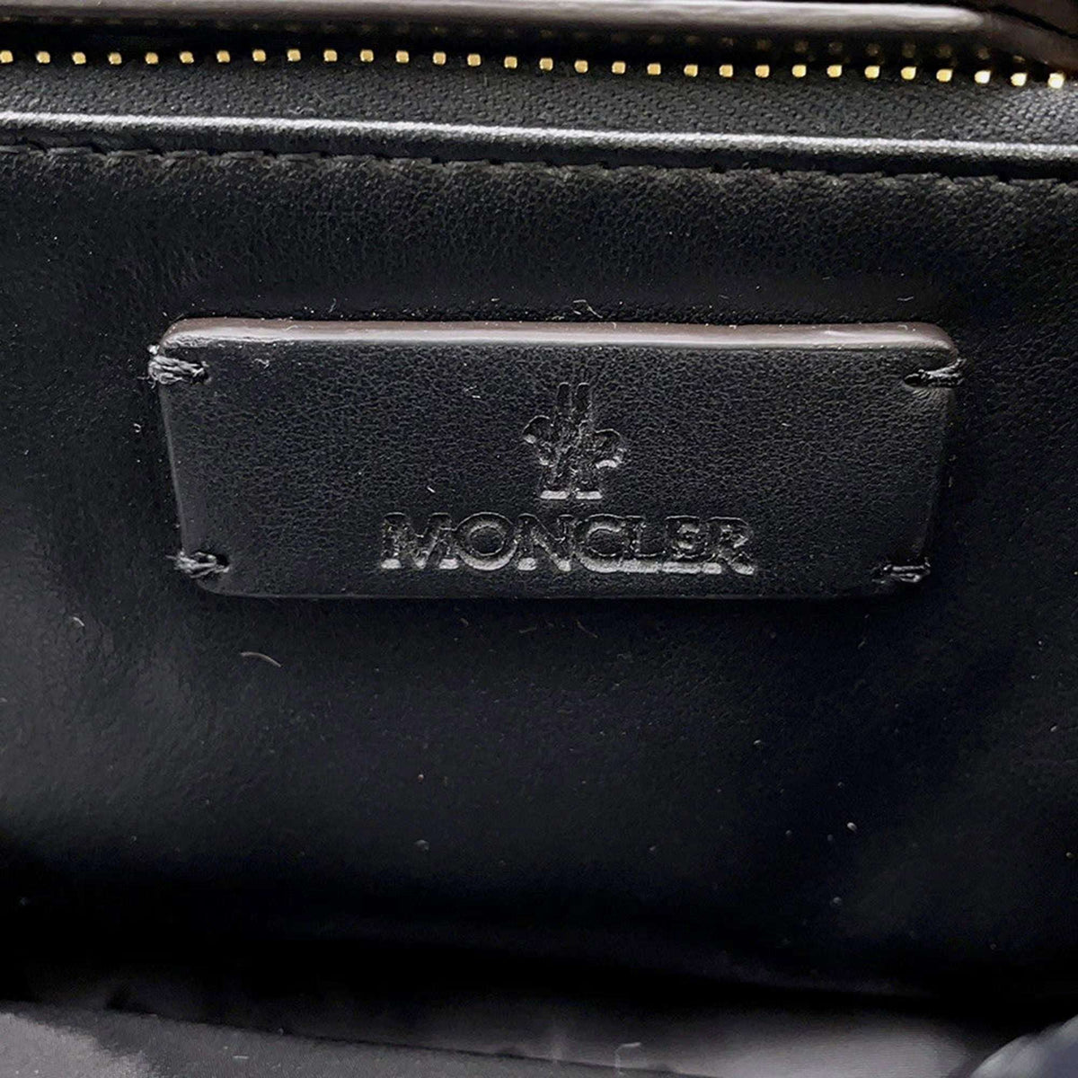 Moncler Puff Small Black Nylon Shoulder Bag