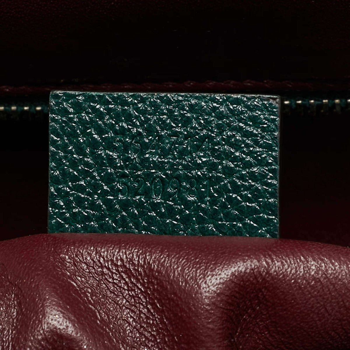 Gucci Zumi Medium Green Leather Tote