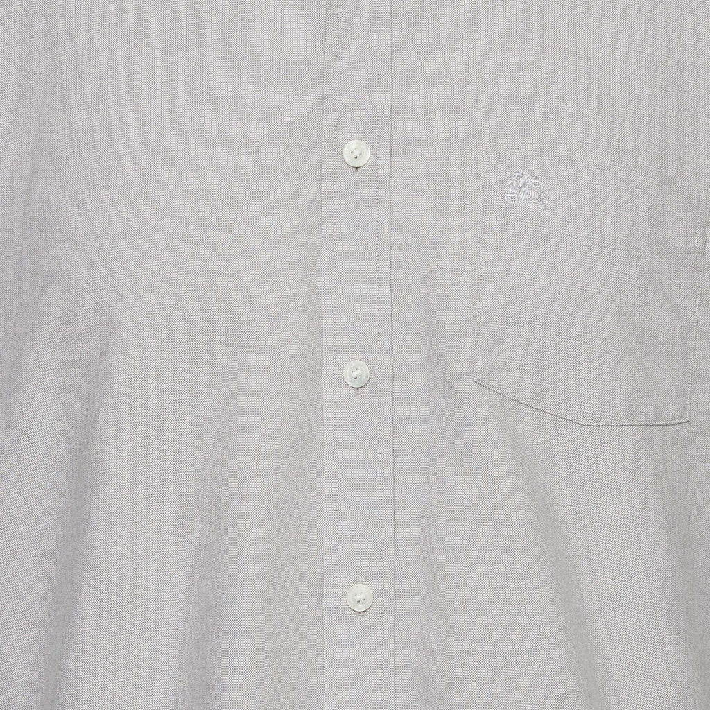 Burberry Grey Cotton Button Down Shirt XL