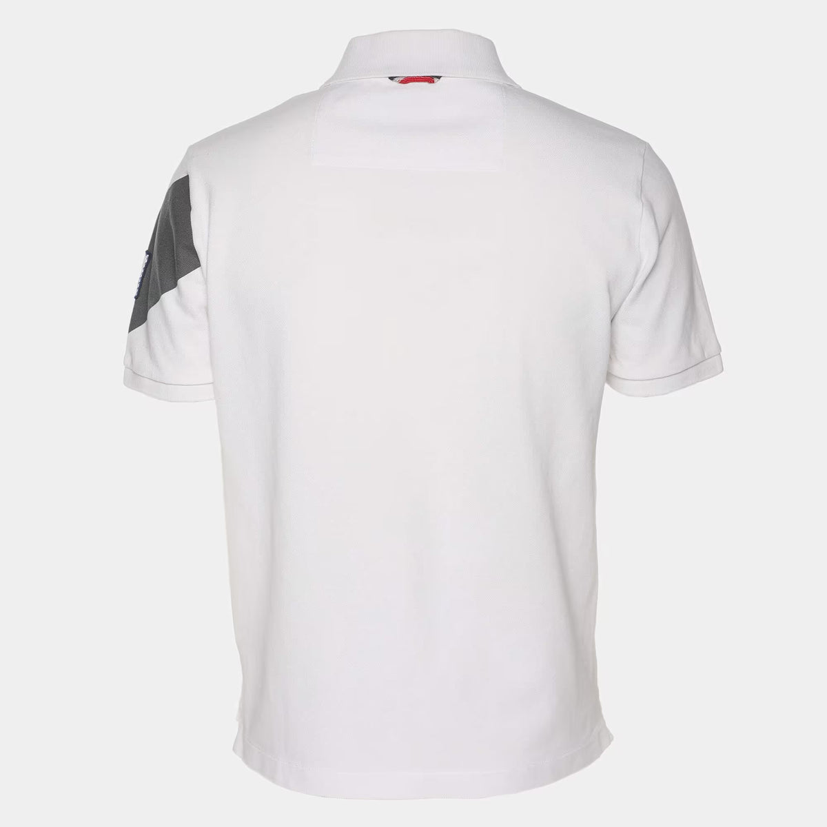 Moncler White Jersey Logo Patch Polo T-Shirt M