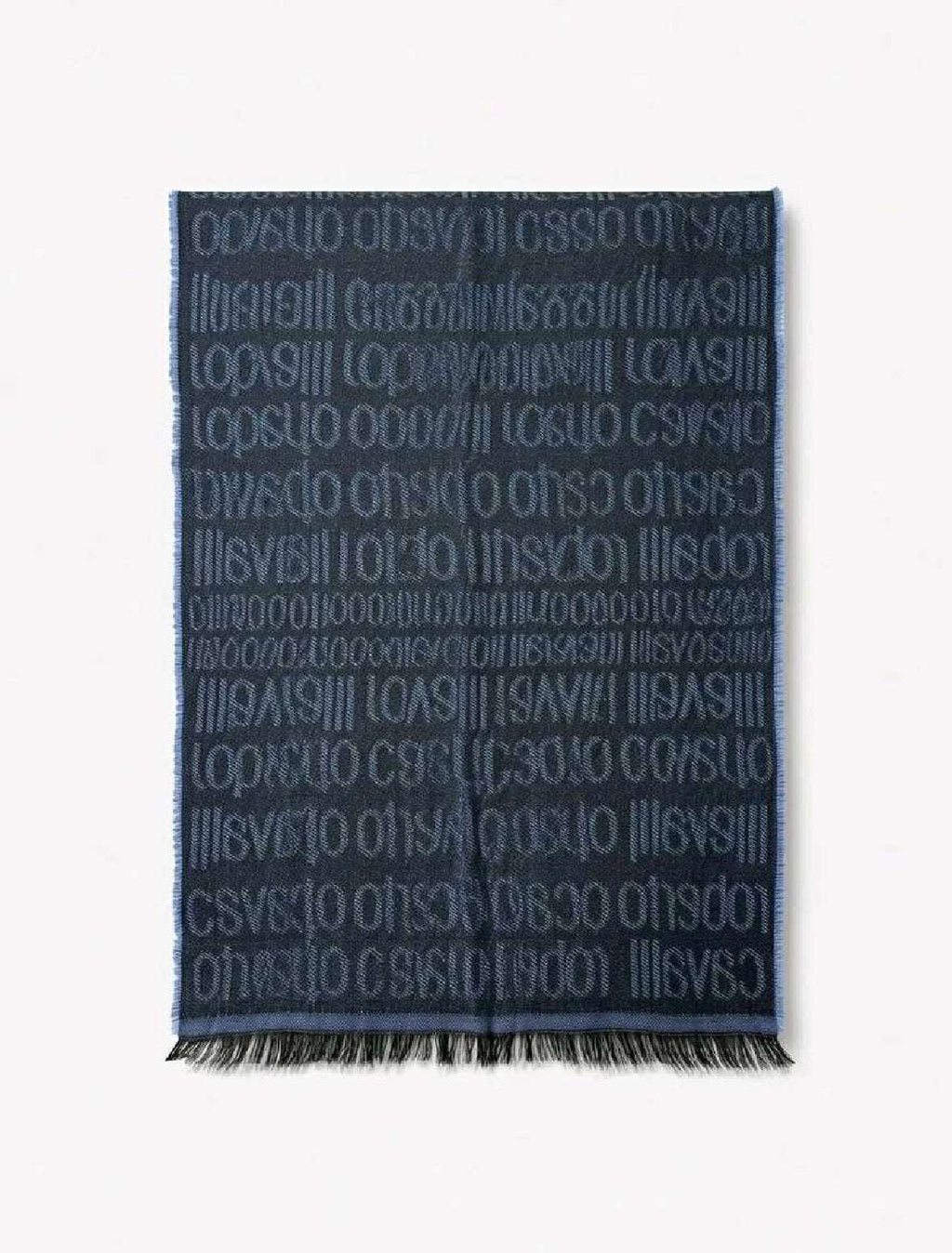 Roberto Cavalli Monogram Woolen Scarf Unisex
