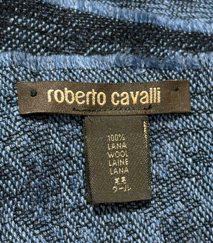 Roberto Cavalli Monogram Woolen Scarve Unisex