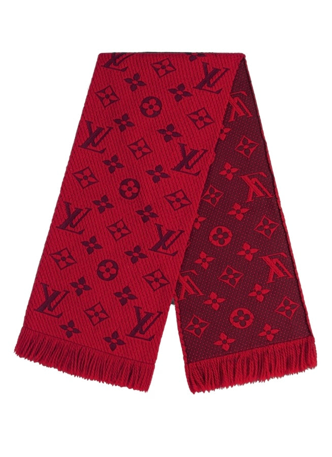 Louis Vuitton Monogram Scarf Ruby/Red Unisex