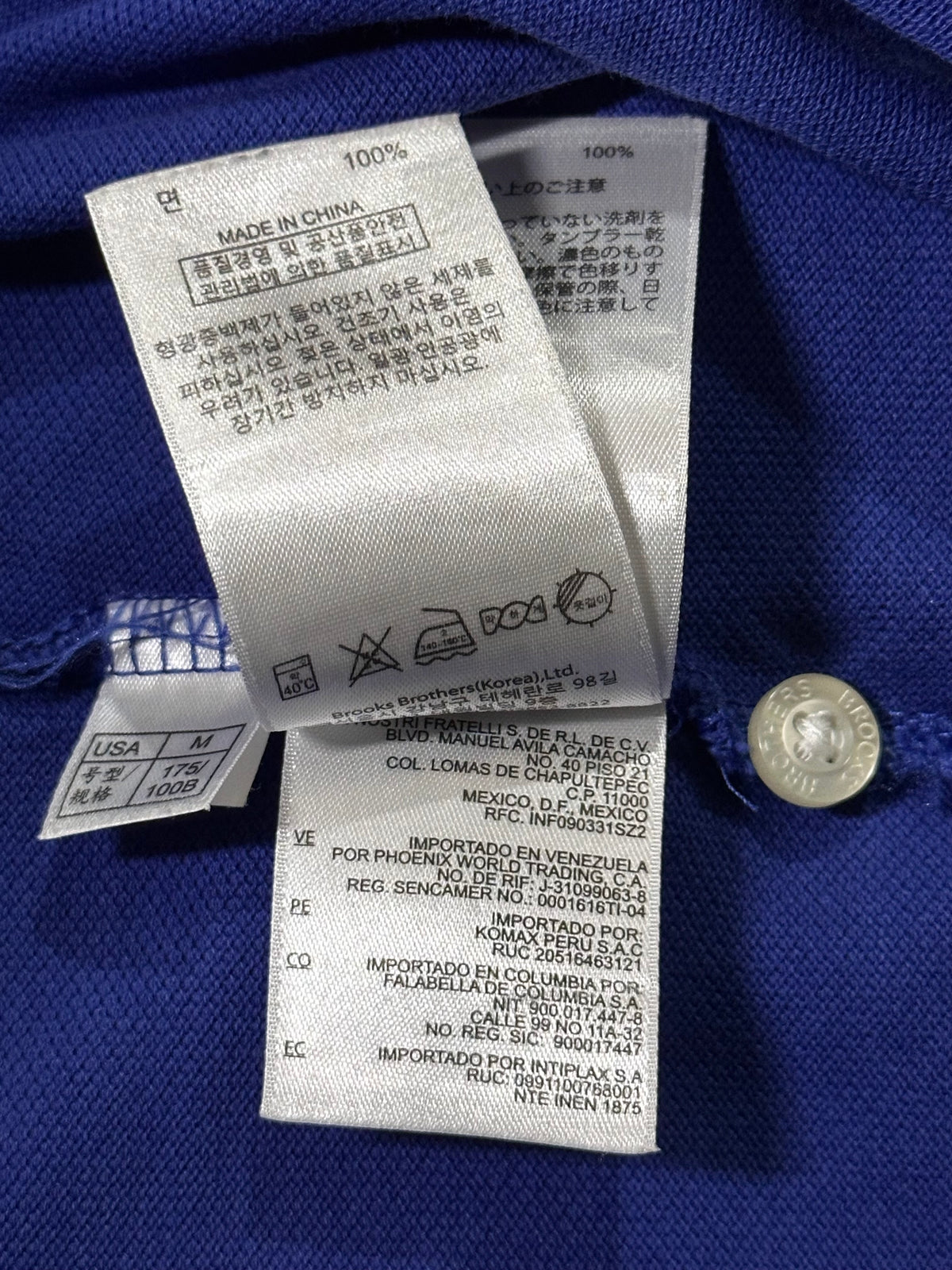 Brooks Brothers Golden Fleece Embroidered Piqué Polo Shirt - Royal Blue