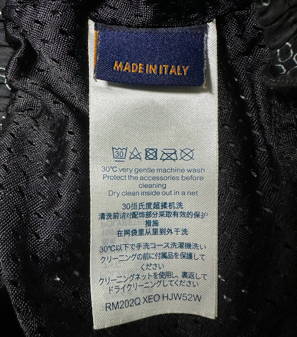 Louis Vuitton All-Over Monogram Printed Swim Shorts - Black Pre-Owned