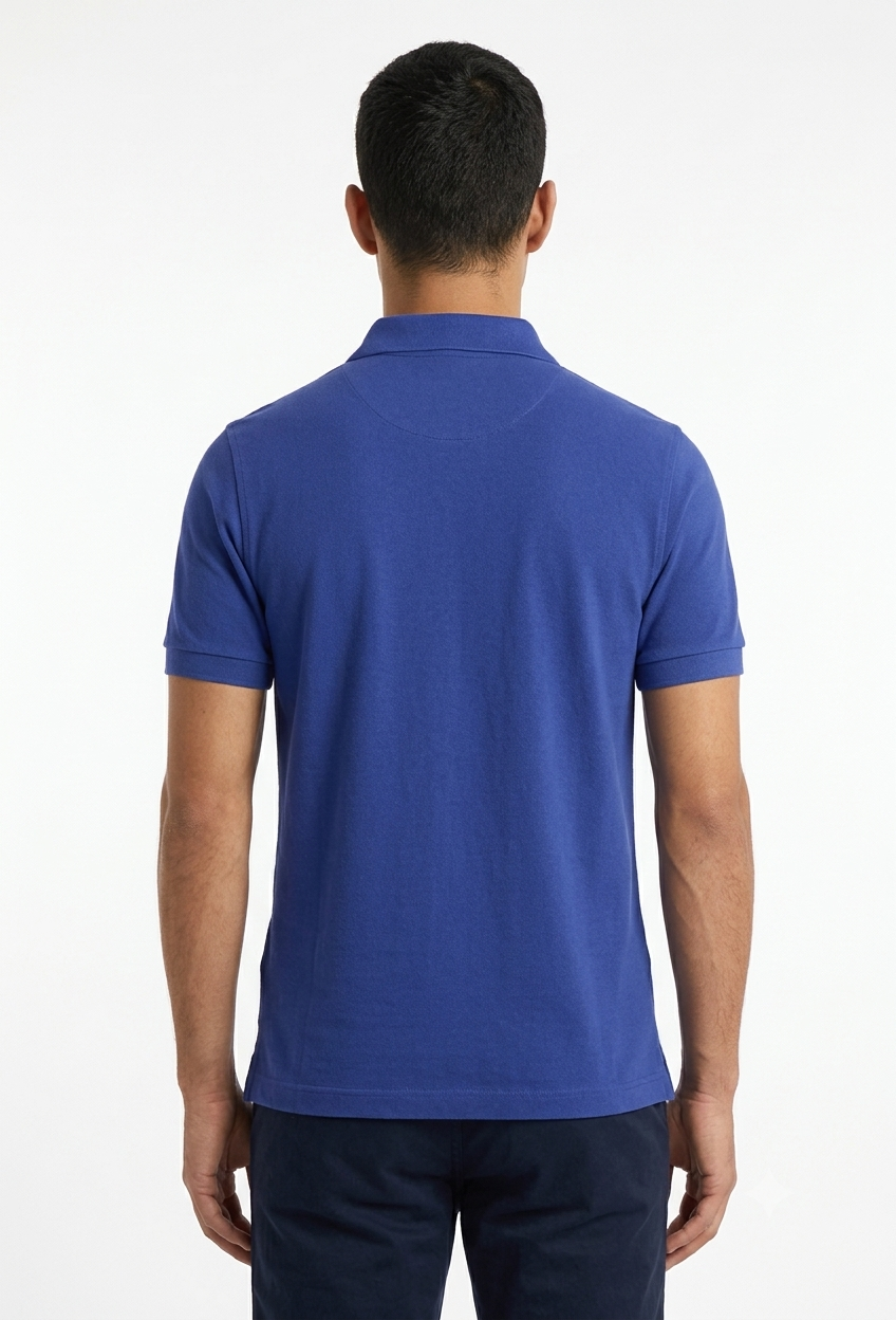 Brooks Brothers Golden Fleece Embroidered Piqué Polo Shirt - Royal Blue